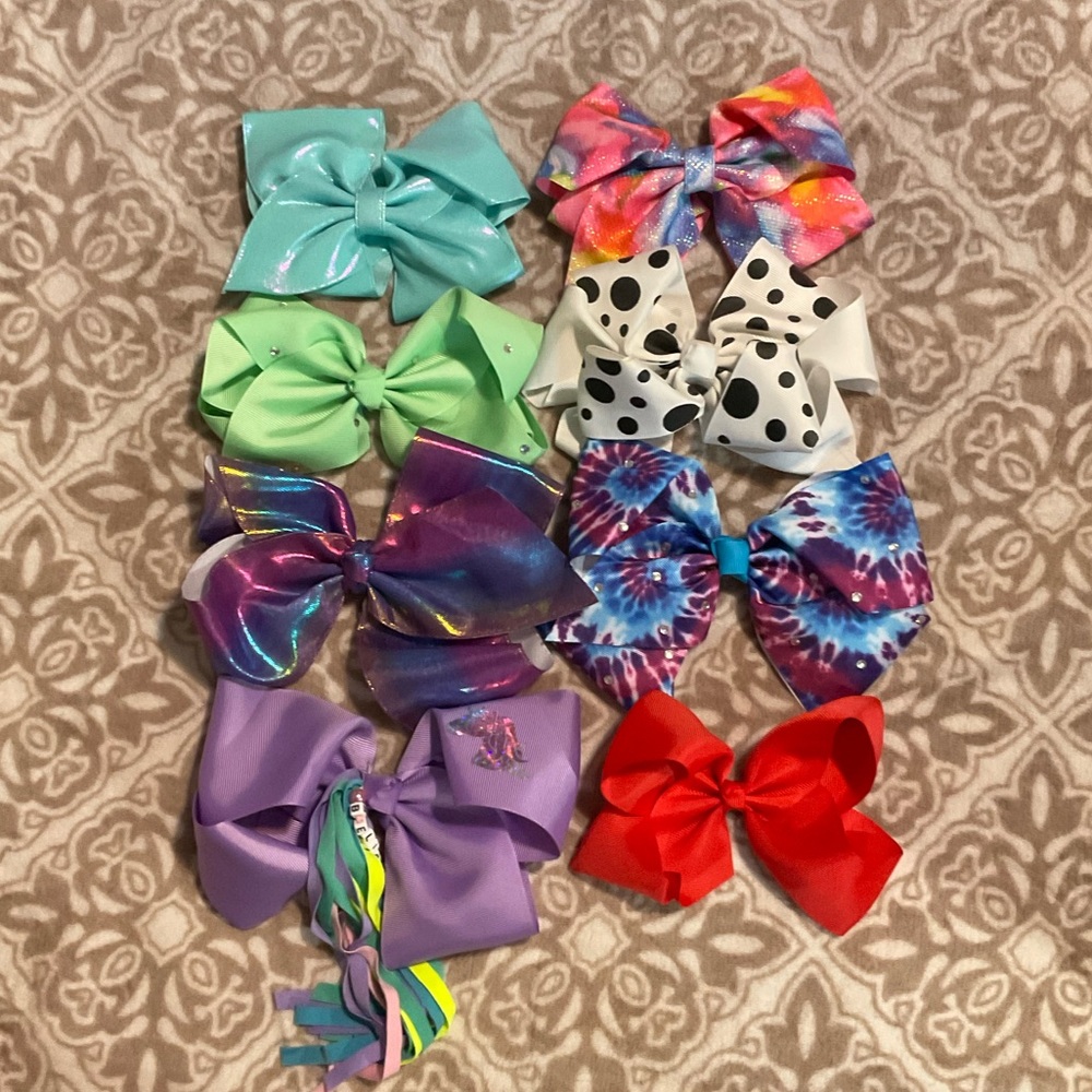 Colorful Kids Hair Bow Set